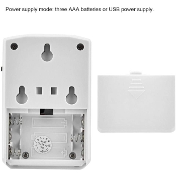 Bezprzewodowy czujnik ruchu PIR dzwonek powitalny alarm USB [22240000401]
